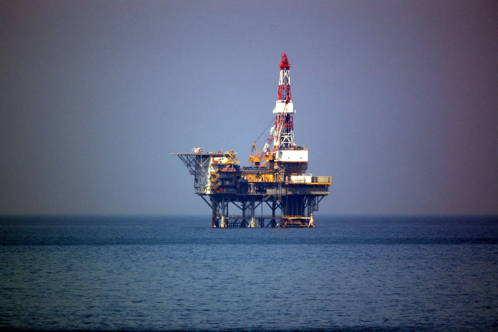 An offshore oil and gas production platform